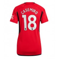 Manchester United Casemiro #18 Replika Hemmatröja Dam 2023-24 Kortärmad